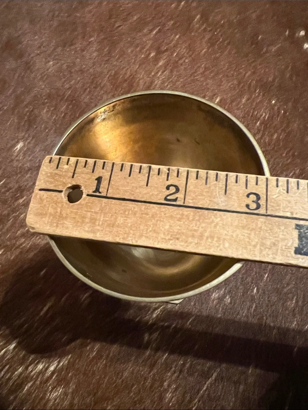 Antique-Style Brass Wine Goblet Korea